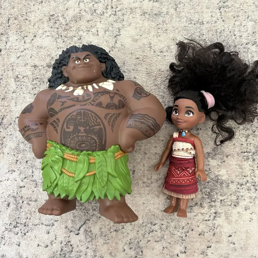 Disney Moana Maui Play Dolls Figure Set 8